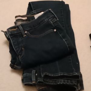 Two Pair of Levi 311 Shaping Skinny SZ28 Jeans